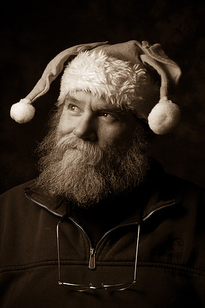 Serious Santa
